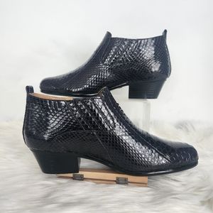 Giorgio Brutini Snakeskin Mens Ankle boots Private Collection Size 9.5